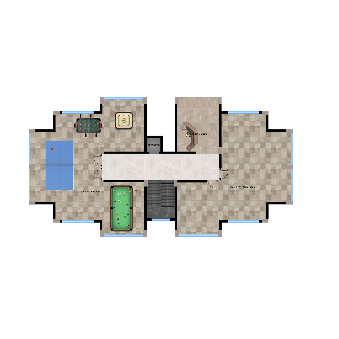 Building A Amenities Ground Floor